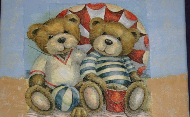 מפית מקושטת